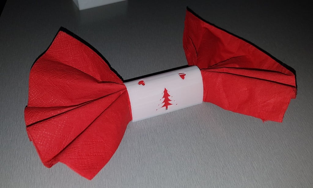 Christmas napkin holder (porte serviette pour Noel)