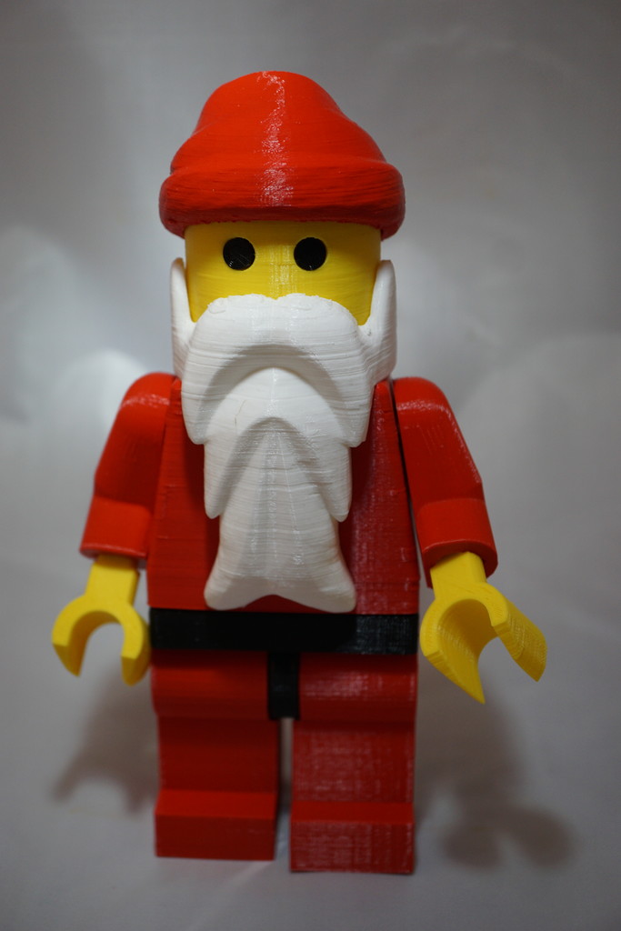 Giant Brick Figure Santa