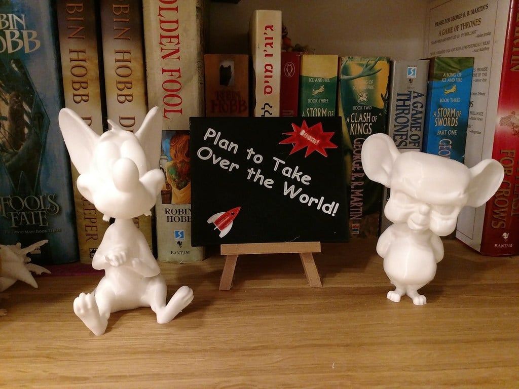 Pinky and Brain Plan to take over the world