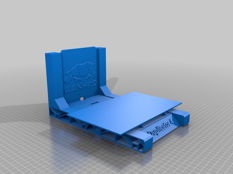 WANHAO Duplicator 4 bed model for Simplify3D