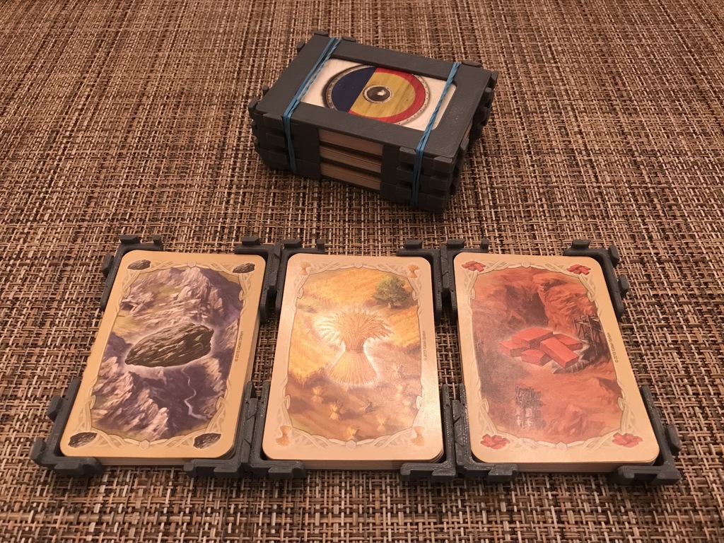 Catan Card Holders - Lock and Stack