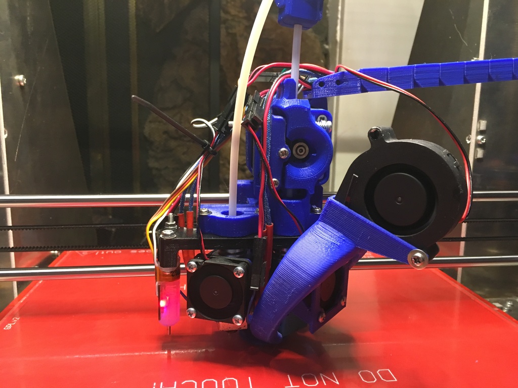 Prusa I3 Dual Extruder with BLTOUCH, and Fang fan duct.