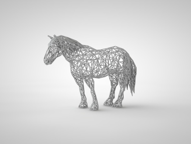 Wire Mesh Horse 5 inches