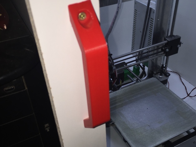DIY printer enclosure door handle