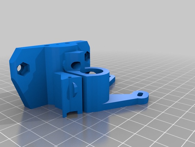My Customized yegahD extruder - mendel friendly 1,75