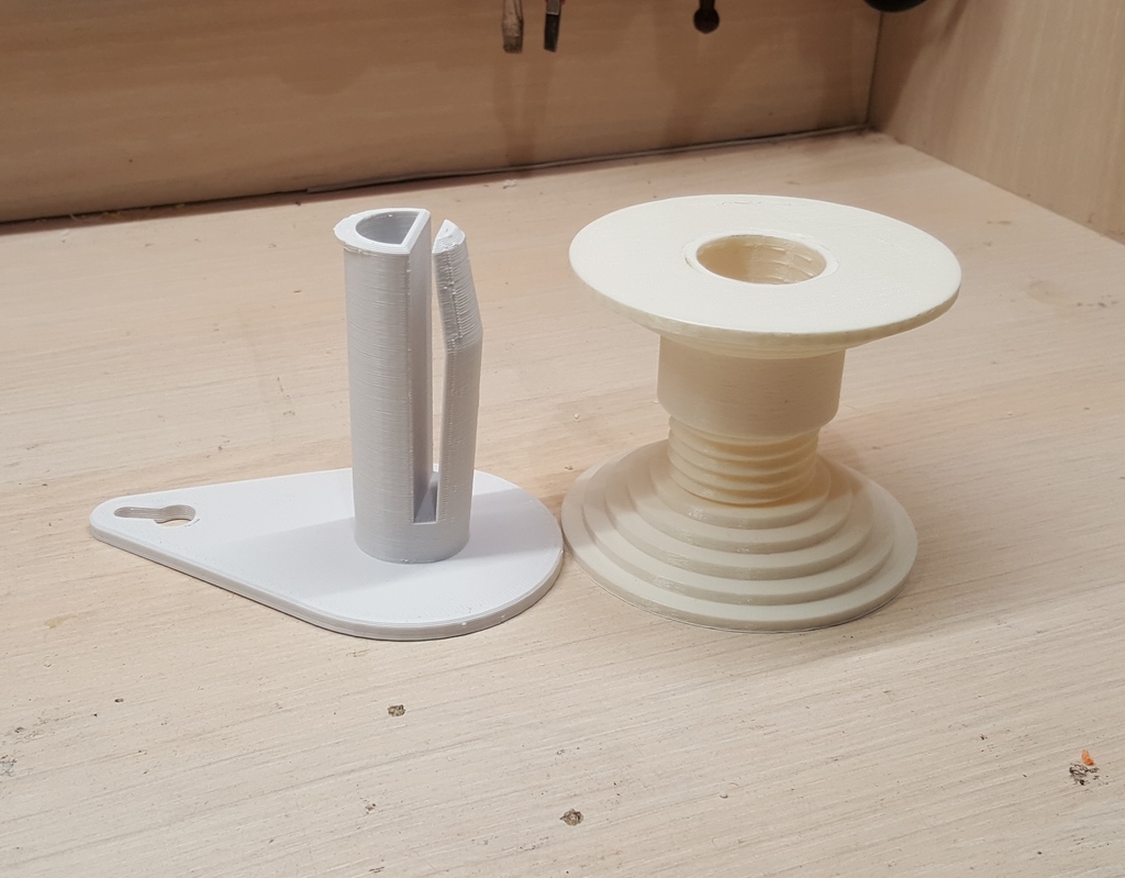26mm fillament spool spindle adapter & friction hanger