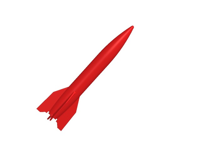 V-2 model rocket toy