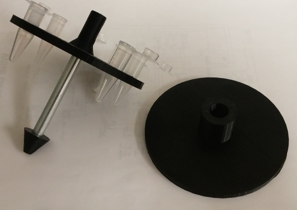 Eppendorf (microcentrifuge) tube vortex adapter