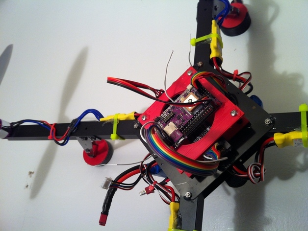 3DR quadcopter APM2 plate