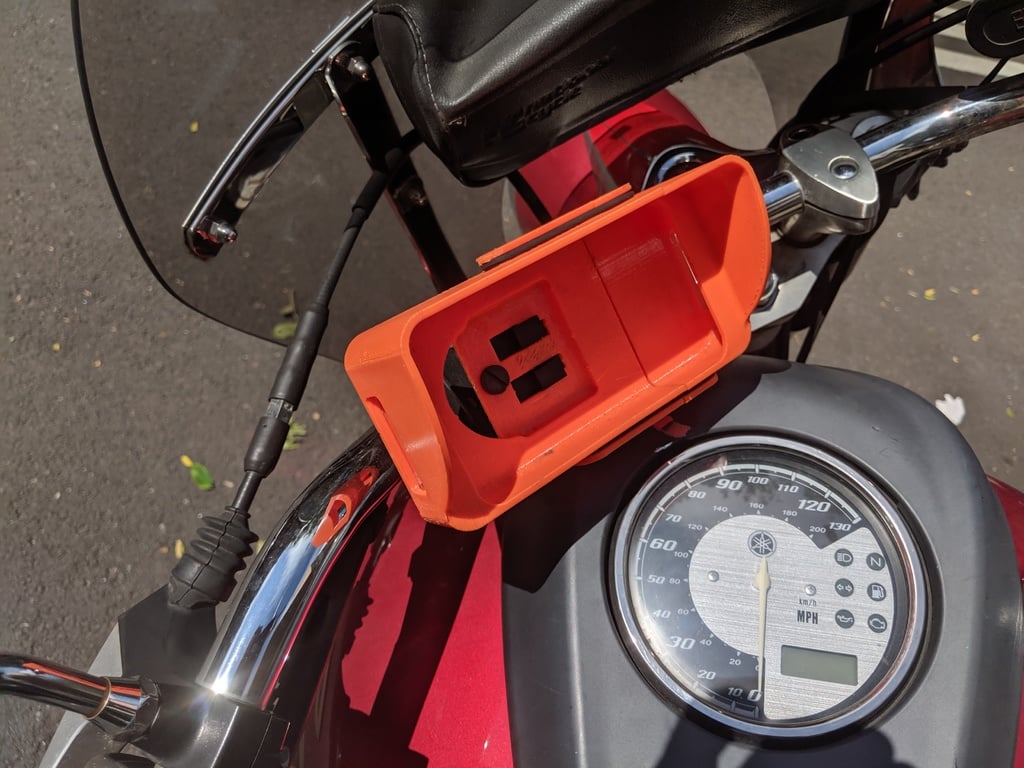 Pixel 2 mounting case for motorcycle handlebars (or other uses)