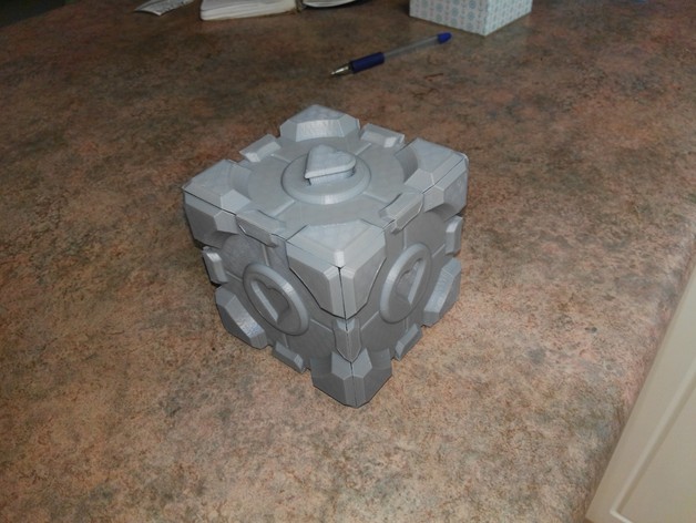 Portal Companion Cube Box