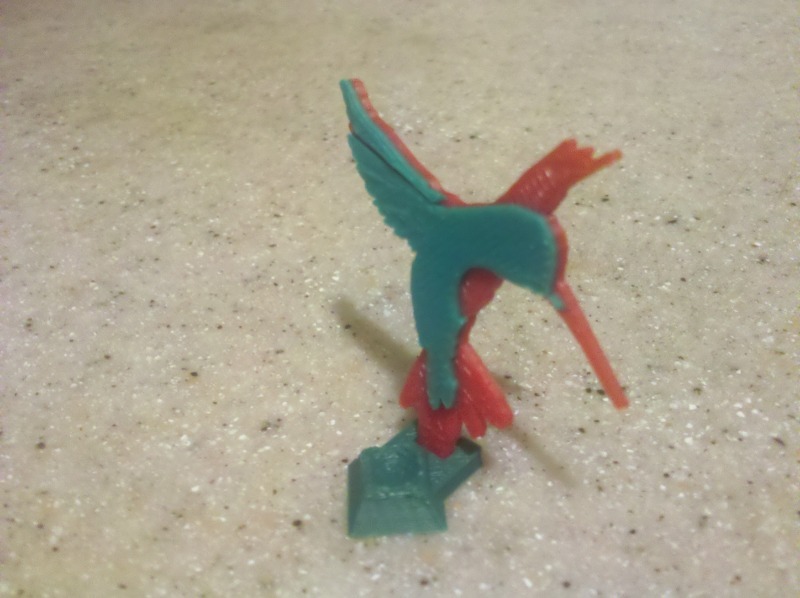 Humming bird egg holder