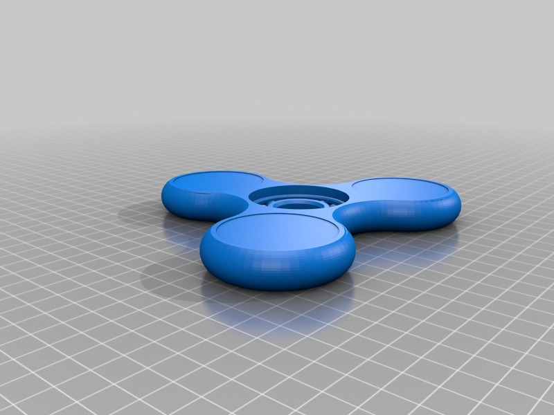 Print In One Fidget Spinner (With Weights)