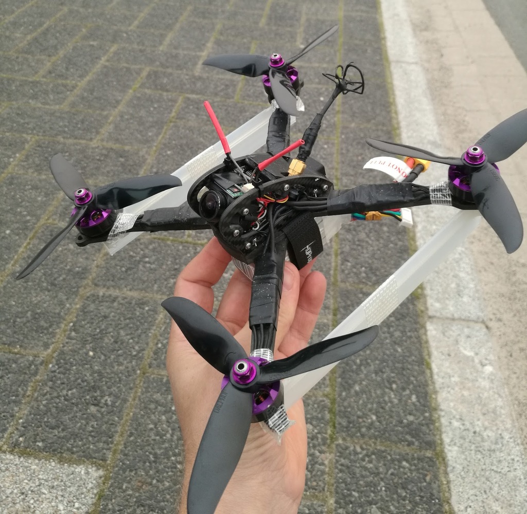 Side force generator for drone racing examples