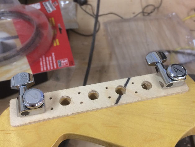 Fender Locking Tuners Drill Jig