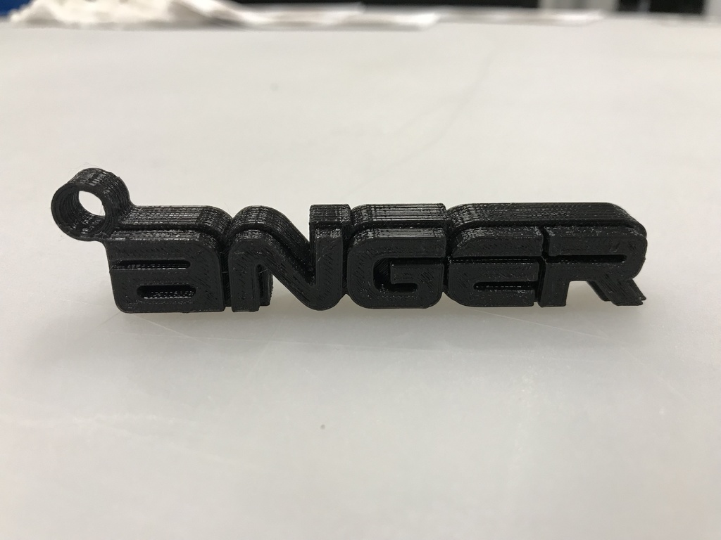 Ford 'ANGER' Ranger key chain