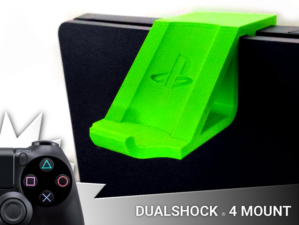 DualShock 4 controller mount stand for PlayStation 4 (PS4) slim vertical