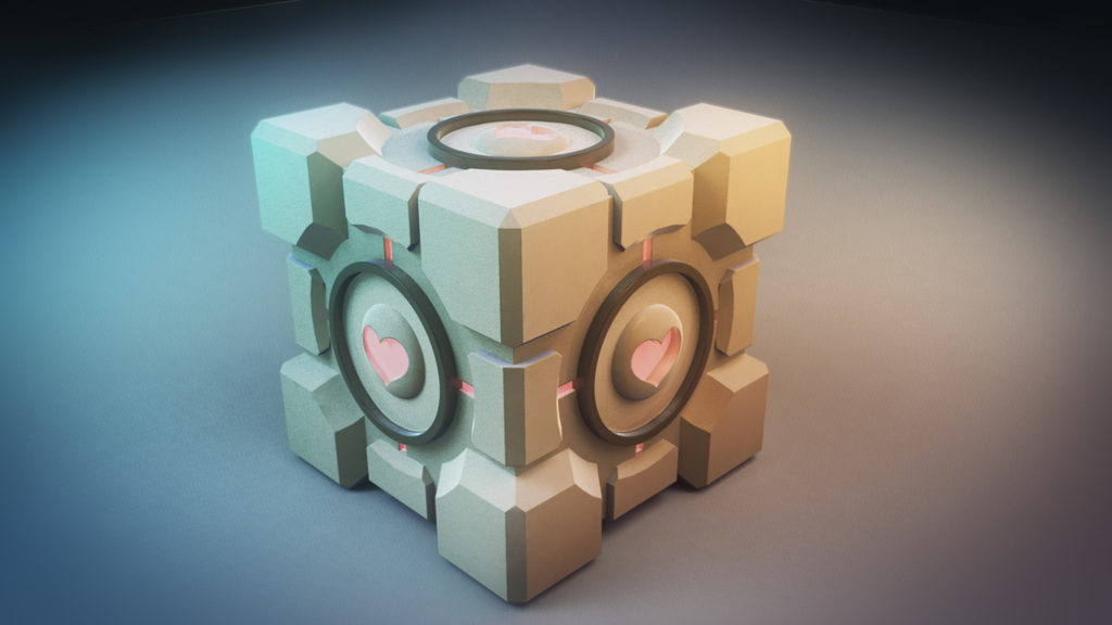 Portal 2 Companion Cube