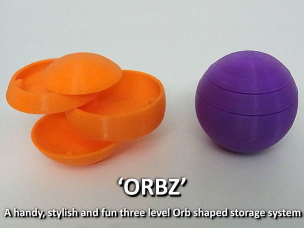 Orbz A Mutlilayerd Orb Shaped Storage Solution