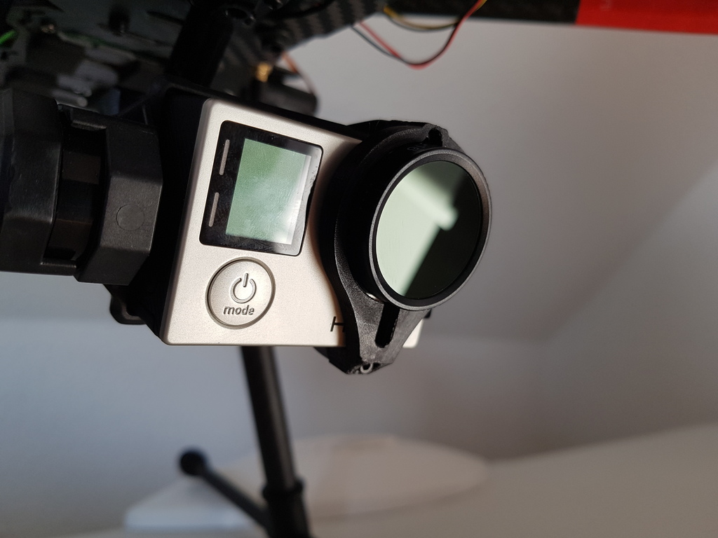 Tarot T4-3D mount for GoPro with ND Filter 32mm