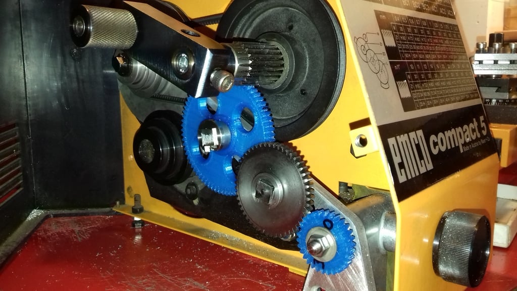 Change gears (imperial) for EMCO compact 5 lathe