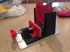 Adjustable Pocket Screw Jig 3D model