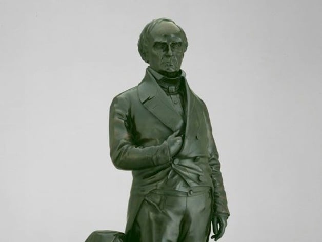 Daniel Webster, modeled and cast 1853