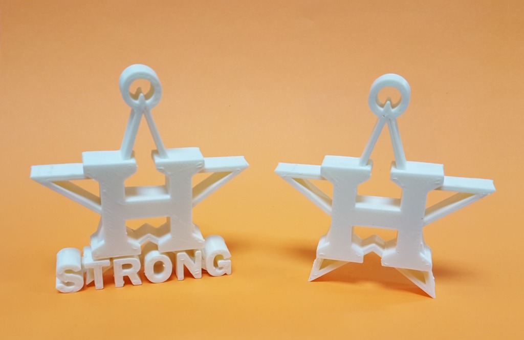 Astros Strong Keychain/Emblem