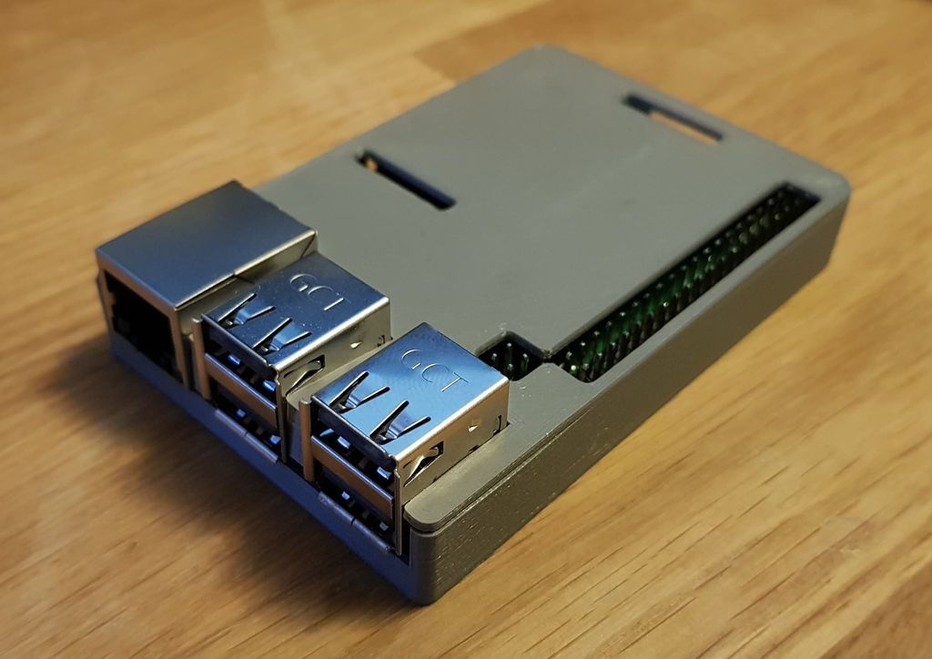 Minimal Raspberry Pi 3 B+ case