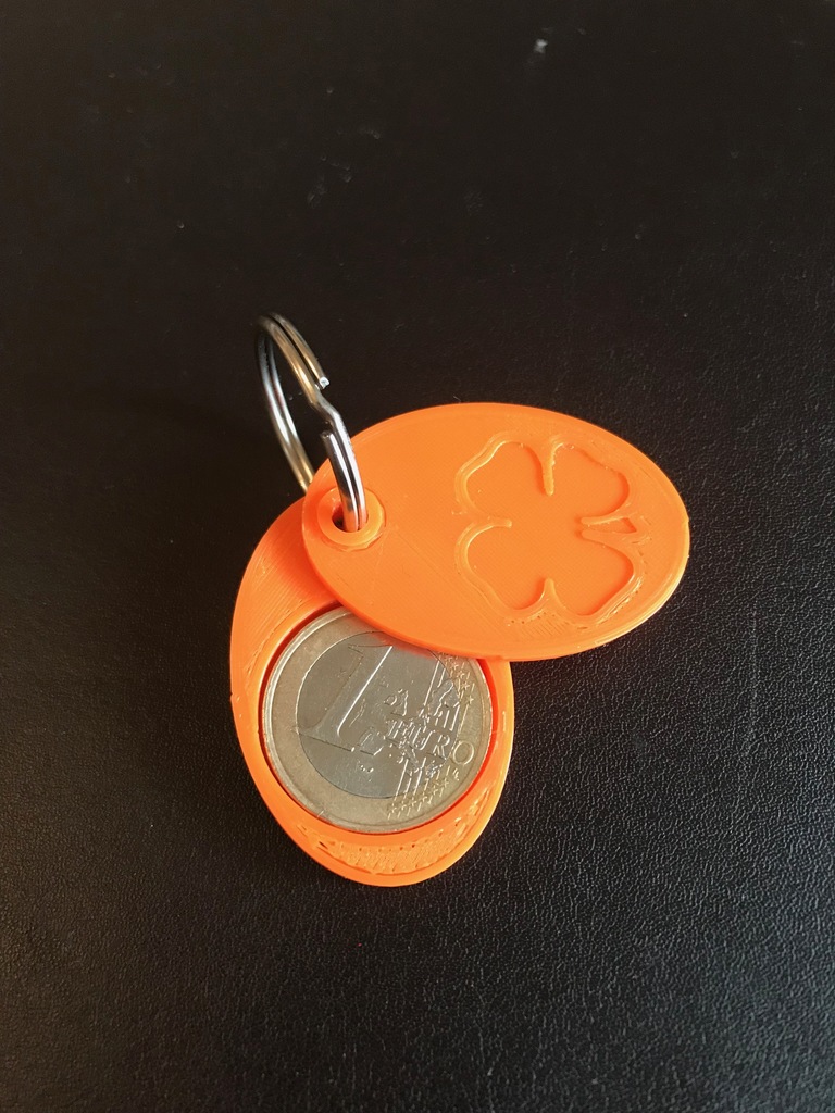 Lucky coin holder (Shopping trolley cart Europe/UK/US)