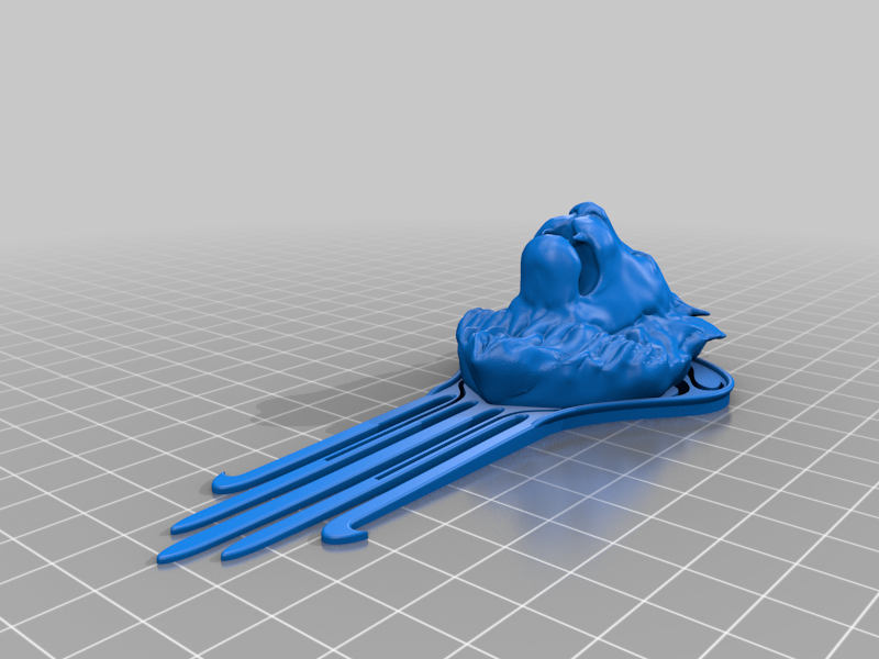 Lion Head hair pin
