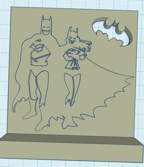 Batman and Batgirl outline 