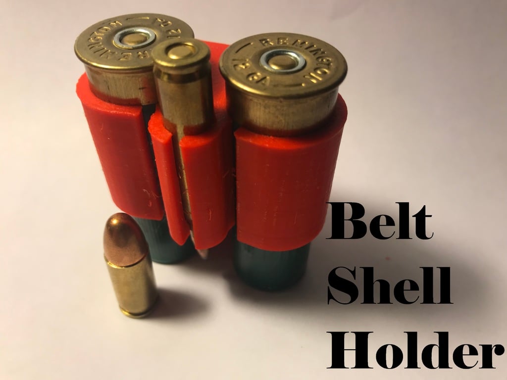 Belt Shell Holder for 12 gauge & .223 Rem/9mm