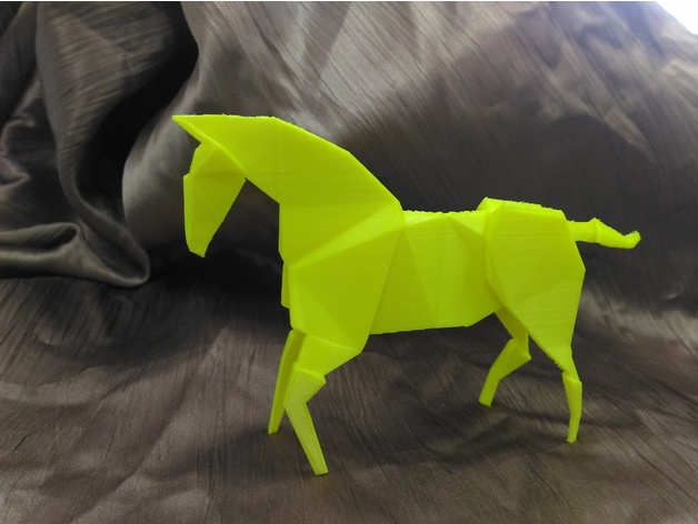Origami Horse By Panzerowl Thingiverse