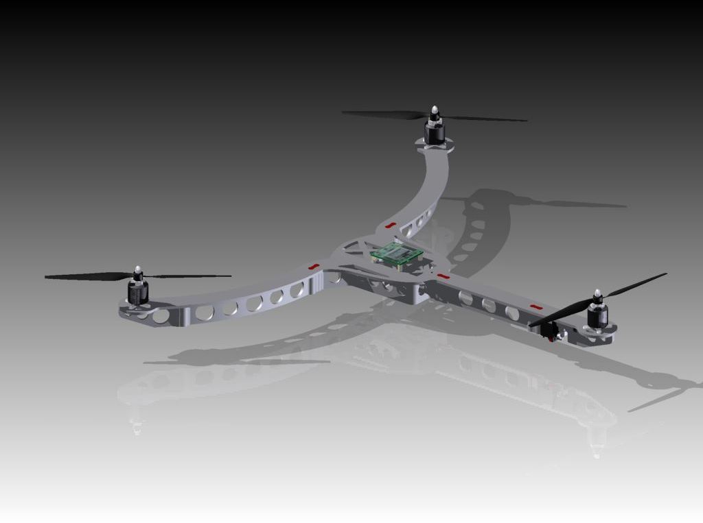 Tri copter X bow V2