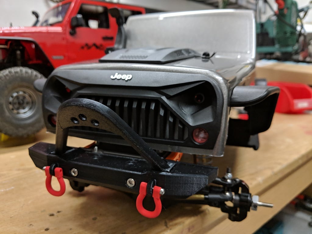 Jeep Wrangler front bumper for SCX10