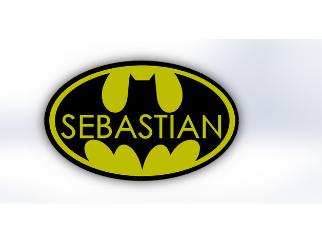 Batman logo Sebastian by TIR - Thingiverse