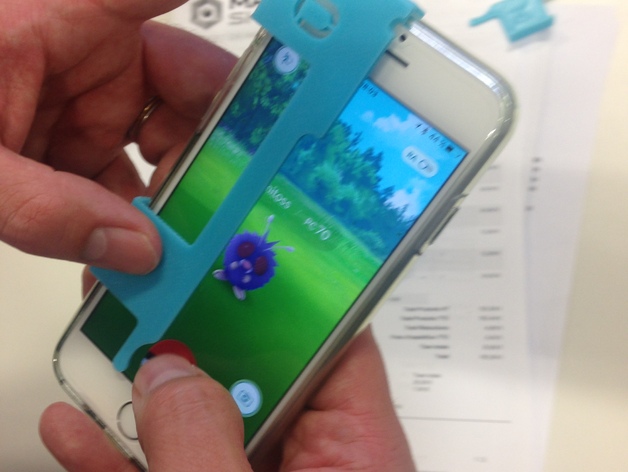 Light Pokeball aimer for Pokemon Go (iPhone 6)
