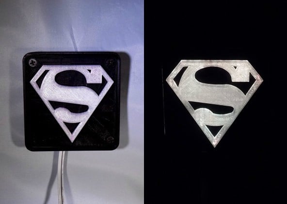 SUPERMAN LED Light/Nightlight