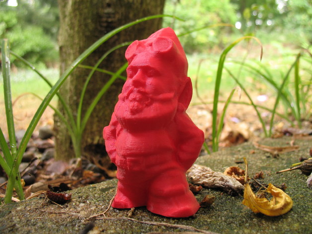 MakerBot Gnome -- Unmasked! (Gnomey Buser)