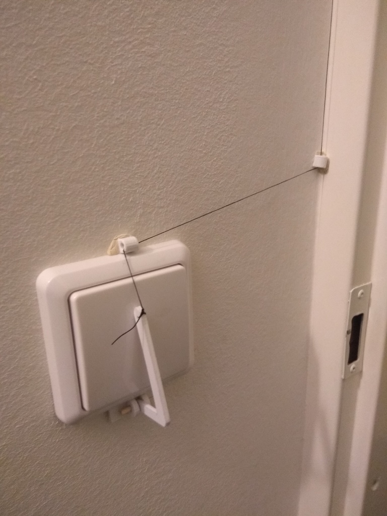 Remote light switch contraption 