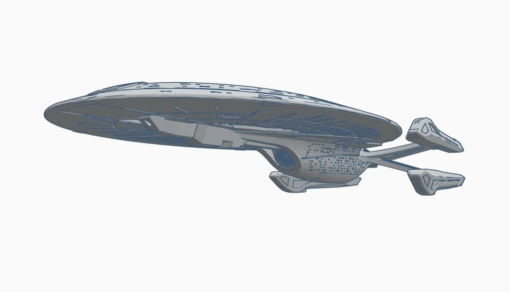 Star Trek - Enterprise E Refit 1, Sovereign Dreadnought