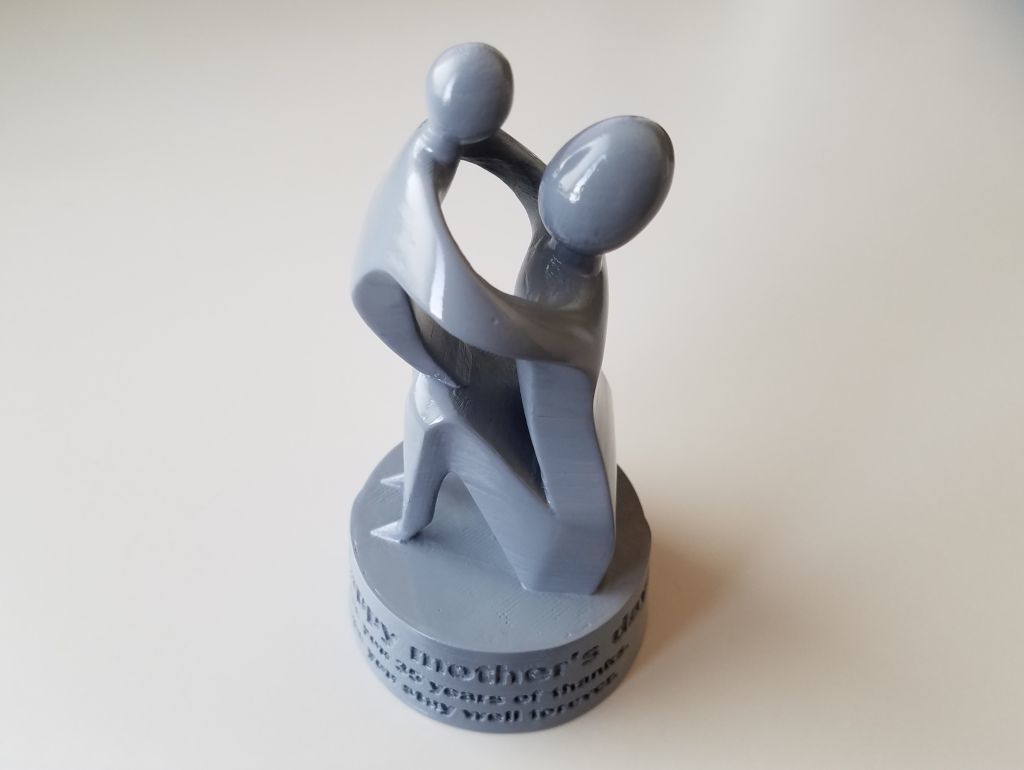 Mother's Day Sculpture with Message