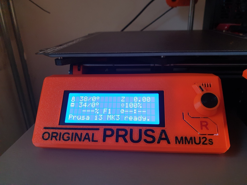 Prusa mmu2s LCD cover 