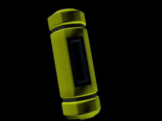 Monster's Inc. - Low_poly Scream Cannister