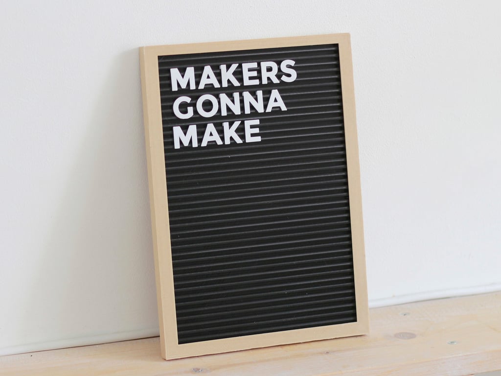 Letter Board - Fully 3D Printed