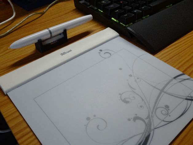 Graphics Tablet holder for max. 14.5 mm diameter Pen