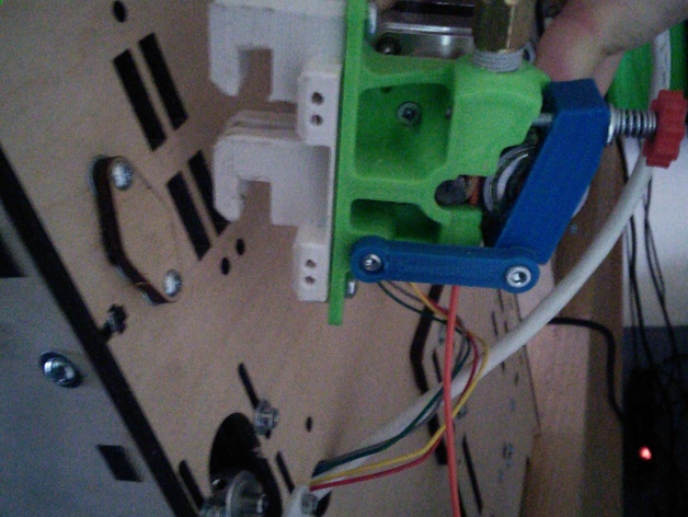 Extruder mount for PlanetCNC Bowden Extruder