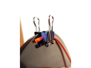 Small Binder Clip Filament Adapter 1.75 mm