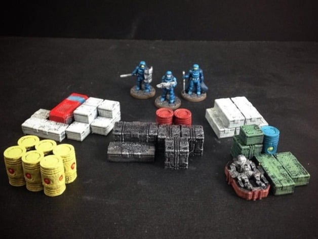 Image of Sci-Fi Loot Markers (15mm scale)